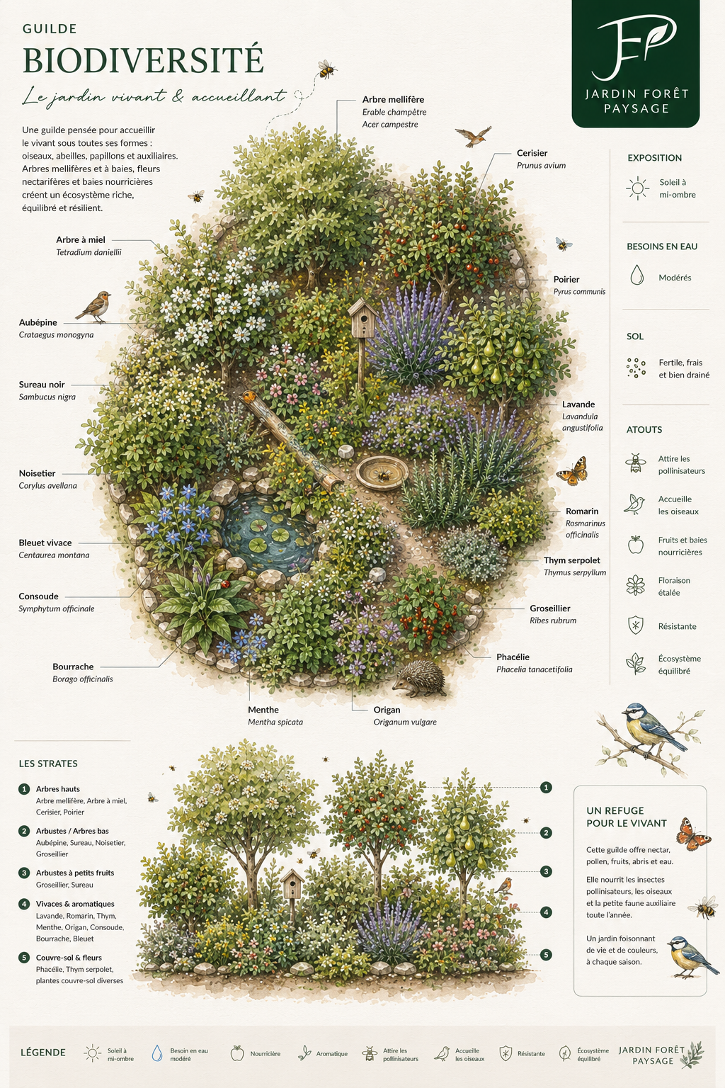 Plan de la guilde biodiversité